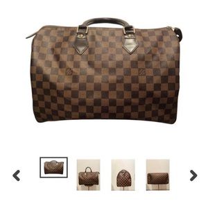 Louis Vuitton Damier speedy 35’
